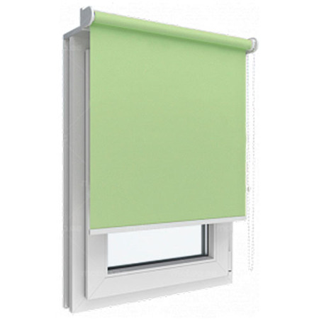 Автоматические рулонные шторы зеленые